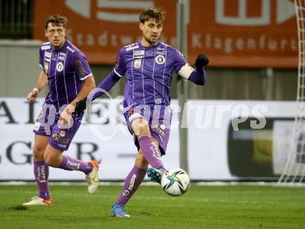 Fussball. Bundesliga. SK Austria Klagenfurt gegen  FC Red Bull Salzburg.   Thorsten Mahrer (Klagenfurt). Klagenfurt, am 27.11.2021.
Foto: Kuess
www.qspictures.net
---
pressefotos, pressefotografie, kuess, qs, qspictures, sport, bild, bilder, bilddatenbank