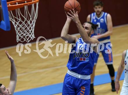 Basketball Zweite Liga 2021/2022. Grunddurchgang 7. Runde.  KOS Celovec gegen Kufstein Towers.  Ignacio Trujillo (Kufstein). Klagenfurt, am 27.11.2021.
Foto: Kuess
www.qspictures.net
---
pressefotos, pressefotografie, kuess, qs, qspictures, sport, bild, bilder, bilddatenbank