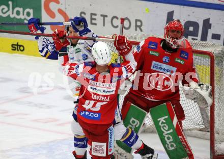 EBEL. Eishockey Bundesliga. VSV gegen KAC. Kevin Moderer,  (VSV), Andrej Tavzelj, Sebastian Dahm   (KAC). Villach, am 10.12.2021.
Foto: Kuess
www.qspictures.net
---
pressefotos, pressefotografie, kuess, qs, qspictures, sport, bild, bilder, bilddatenbank