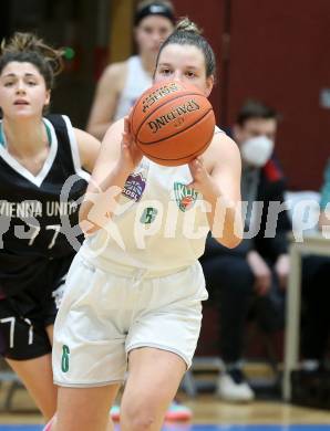 Basketball Damen Superliga 2021/2022. Grunddurchgang 7. Runde.  KOS Celovec Damen gegen  Vienna United. Alina Seher  (KOS). Klagenfurt, am 11.12.2021.
Foto: Kuess
www.qspictures.net
---
pressefotos, pressefotografie, kuess, qs, qspictures, sport, bild, bilder, bilddatenbank