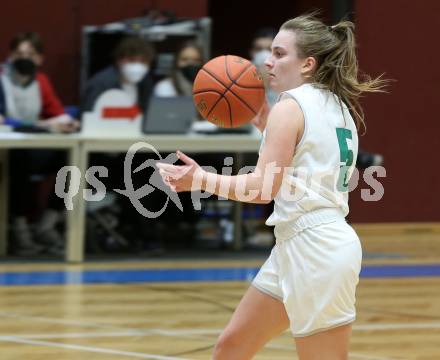 Basketball Damen Superliga 2021/2022. Grunddurchgang 7. Runde.  KOS Celovec Damen gegen  Vienna United. Monika Ristic  (KOS). Klagenfurt, am 11.12.2021.
Foto: Kuess
www.qspictures.net
---
pressefotos, pressefotografie, kuess, qs, qspictures, sport, bild, bilder, bilddatenbank