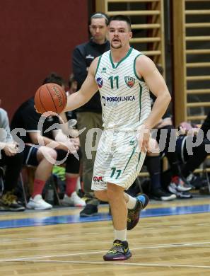 Basketball Zweite Liga 2021/2022. Grunddurchgang 9. Runde.  KOS Celovec gegen BBC Nord Dragonz. Grega Sajevic (KOS). Klagenfurt, am 11.12.2021.
Foto: Kuess
www.qspictures.net
---
pressefotos, pressefotografie, kuess, qs, qspictures, sport, bild, bilder, bilddatenbank
