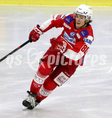 EBEL. Eishockey Bundesliga. KAC gegen	HC Pustertal Woelfe. Nikolaus Kraus (KAC). Klagenfurt, am 12.12.2021.
Foto: Kuess
www.qspictures.net

---
pressefotos, pressefotografie, kuess, qs, qspictures, sport, bild, bilder, bilddatenbank