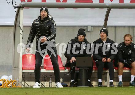 Fussball. Bundesliga. SK Austria Klagenfurt gegen  SK Puntigamer Sturm Graz. Trainer Christian Ilzer (Graz). Klagenfurt, am 12.12.2021.
Foto: Kuess
www.qspictures.net
---
pressefotos, pressefotografie, kuess, qs, qspictures, sport, bild, bilder, bilddatenbank