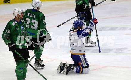 EBEL. Eishockey Bundesliga. VSV gegen HK SZ Olimpija.  Torjubel John Hughes (VSV). Villach, am 19.12.2021.
Foto: Kuess
www.qspictures.net
---
pressefotos, pressefotografie, kuess, qs, qspictures, sport, bild, bilder, bilddatenbank
