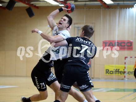 Handball. SC Ferlach gegen Baernbach/Koeflach. Mladan Jovanovic  (SCF). Ferlach, am 18.12.2021.
Foto: Kuess
---
pressefotos, pressefotografie, kuess, qs, qspictures, sport, bild, bilder, bilddatenbank