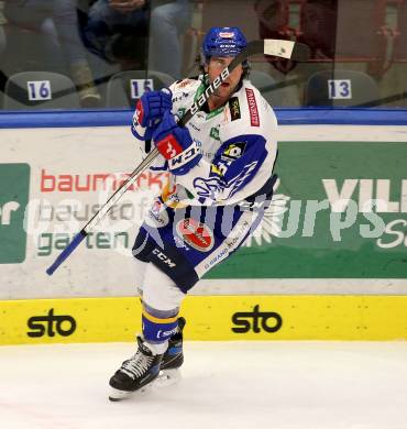 EBEL. Eishockey Bundesliga. VSV gegen KAC.  Torjubel Joel Broda (VSV). Villach, am 4.1.2022.
Foto: Kuess
www.qspictures.net
---
pressefotos, pressefotografie, kuess, qs, qspictures, sport, bild, bilder, bilddatenbank