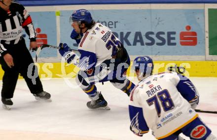 EBEL. Eishockey Bundesliga. VSV gegen KAC. Torjubel Joel Broda  (VSV). Villach, am 4.1.2022.
Foto: Kuess
www.qspictures.net
---
pressefotos, pressefotografie, kuess, qs, qspictures, sport, bild, bilder, bilddatenbank