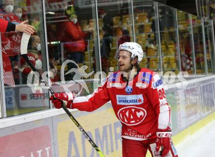 EBEL. Eishockey Bundesliga. KAC gegen	Moser Medical Graz99ers. Daniel Obersteiner (KAC). Klagenfurt, am 6.1.2022.
Foto: Kuess
www.qspictures.net

---
pressefotos, pressefotografie, kuess, qs, qspictures, sport, bild, bilder, bilddatenbank
