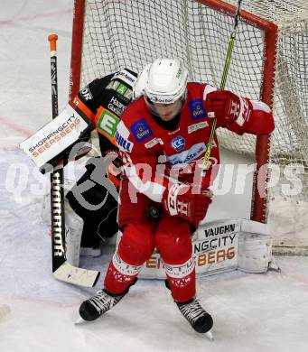 EBEL. Eishockey Bundesliga. KAC gegen	Moser Medical Graz99ers. Manuel Geier (KAC), Christian Engstrand  (Graz). Klagenfurt, am 6.1.2022.
Foto: Kuess
www.qspictures.net

---
pressefotos, pressefotografie, kuess, qs, qspictures, sport, bild, bilder, bilddatenbank