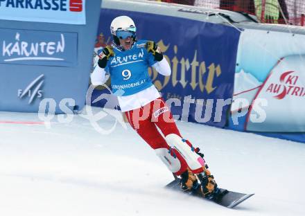 FIS Snowboard World Cup. Weltcup.  Jubel Alksandra Krol (POL). Simonhoehe, am 14.1.2022. 
Foto: Kuess
www.qspictures.net
---
pressefotos, pressefotografie, kuess, qs, qspictures, sport, bild, bilder, bilddatenbank