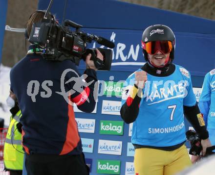 FIS Snowboard World Cup. Weltcup.  Jubel Stefan Baumeister (GER). Simonhoehe, am 14.1.2022. 
Foto: Kuess
www.qspictures.net
---
pressefotos, pressefotografie, kuess, qs, qspictures, sport, bild, bilder, bilddatenbank
