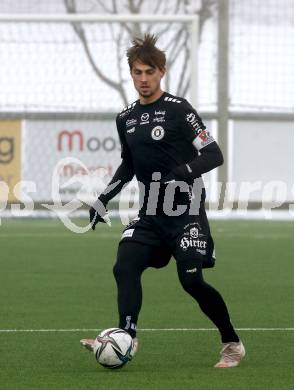 Fussball Testspiel. SK Austria Klagenfurt gegen SV Spittal.  Thorsten Mahrer (Klagenfurt). Moosburg, am 15.1.2022.
Foto: Kuess
www.qspictures.net
---
pressefotos, pressefotografie, kuess, qs, qspictures, sport, bild, bilder, bilddatenbank