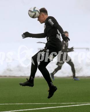 Fussball Testspiel. SK Austria Klagenfurt gegen SV Spittal.  Lukas Fridrikas (Klagenfurt). Moosburg, am 15.1.2022.
Foto: Kuess
www.qspictures.net
---
pressefotos, pressefotografie, kuess, qs, qspictures, sport, bild, bilder, bilddatenbank