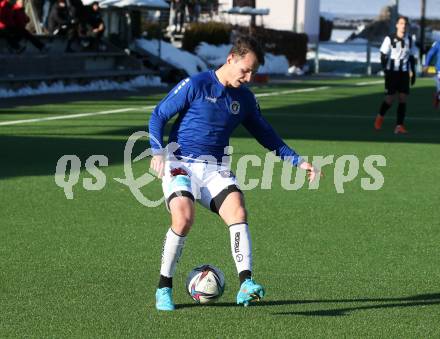 Fussball Testspiel. SK Austria Klagenfurt gegen NK Rogaska.  Alex Timossi Andersson (Klagenfurt). Moosburg, am 22.1.2022.
Foto: Kuess
---
pressefotos, pressefotografie, kuess, qs, qspictures, sport, bild, bilder, bilddatenbank
