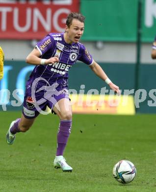 Fussball Bundesliga. SK Austria Klagenfurt gegen Cashpoint SCR Altach.  Alex Timossi Andersson (Klagenfurt). Klagenfurt, am 20.2.2022.
Foto: Kuess
www.qspictures.net
---
pressefotos, pressefotografie, kuess, qs, qspictures, sport, bild, bilder, bilddatenbank