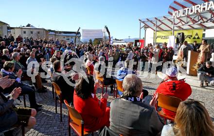 Schi Alpin. Empfang Olympiasiegerin Katharina Truppe. Katharina Truppe. Latschach, Finkenstein, am 23.2.2022.
Foto: Kuess
www.qspictures.net
---
pressefotos, pressefotografie, kuess, qs, qspictures, sport, bild, bilder, bilddatenbank