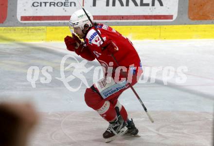 EBEL. Eishockey Bundesliga. KAC gegen	spusu Vienna Capitals. Torjubel Manuel Ganahl (KAC). Klagenfurt, am 20.3.2022.
Foto: Kuess
www.qspictures.net

---
pressefotos, pressefotografie, kuess, qs, qspictures, sport, bild, bilder, bilddatenbank