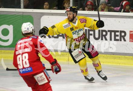 EBEL. Eishockey Bundesliga. KAC gegen	spusu Vienna Capitals. Torjubel Nikolaus Hartl   (Vienna Capitals). Klagenfurt, am 20.3.2022.
Foto: Kuess
www.qspictures.net

---
pressefotos, pressefotografie, kuess, qs, qspictures, sport, bild, bilder, bilddatenbank