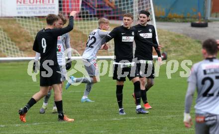 Fussball Regionalliga. WAC Amateure gegen Sturm Graz II. Torjubel  Christoph Lang (Sturm Graz). St. Andrae, am 9.4.2022.
Foto: Kuess
---
pressefotos, pressefotografie, kuess, qs, qspictures, sport, bild, bilder, bilddatenbank