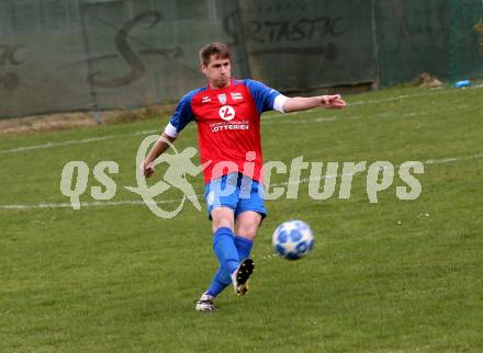 Fussball. 2. Klasse C.  Frantschach gegen Kraig.  Patrick Michael Zuber (Frantschach). Frantschach, 10.4.2022.
Foto: Kuess 
---
pressefotos, pressefotografie, kuess, qs, qspictures, sport, bild, bilder, bilddatenbank