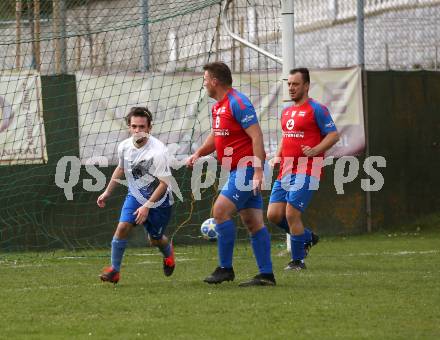 Fussball. 2. Klasse C.  Frantschach gegen Kraig. Torjubel  Raphael Helmut Floredo (Kraig). Frantschach, 10.4.2022.
Foto: Kuess 
---
pressefotos, pressefotografie, kuess, qs, qspictures, sport, bild, bilder, bilddatenbank