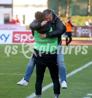 Fussball Bundesliga. Meistergruppe. WAC gegen Austria Klagenfurt. Jubel Matthias Imhof  (Klagenfurt). Wolfsberg, am 17.4.2022.
Foto: Kuess
www.qspictures.net
---
pressefotos, pressefotografie, kuess, qs, qspictures, sport, bild, bilder, bilddatenbank