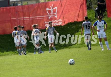 Fussball. Regionalliga. WAC Amateure gegen Treibach. Torjubel Armin Karic (WAC Amat.). St. Andrae, 30.4.2022.
Foto: Kuess
www.qspictures.net
---
pressefotos, pressefotografie, kuess, qs, qspictures, sport, bild, bilder, bilddatenbank