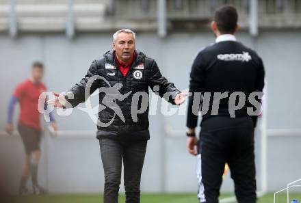 Fussball Bundesliga. Play-off. SK Austria Klagenfurt gegen SK Sturm Graz.  Trainer Peter Pacult (Klagenfurt). Klagenfurt, am 8.5.2022.
Foto: Kuess
www.qspictures.net
---
pressefotos, pressefotografie, kuess, qs, qspictures, sport, bild, bilder, bilddatenbank