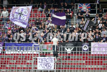 Fussball Bundesliga. Play-off. SK Austria Klagenfurt gegen SK Sturm Graz.  Fans. Klagenfurt, am 8.5.2022.
Foto: Kuess
www.qspictures.net
---
pressefotos, pressefotografie, kuess, qs, qspictures, sport, bild, bilder, bilddatenbank