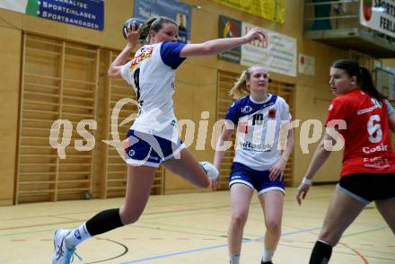 Handball Frauen. SC witasek Ferlach/Feldkirchen gegen WAT Atzgersdorf. Anna Maria Wutte (Ferlach/Feldkirchen). Ferlach, am 11.5.2022.
Foto: Kuess
---
pressefotos, pressefotografie, kuess, qs, qspictures, sport, bild, bilder, bilddatenbank