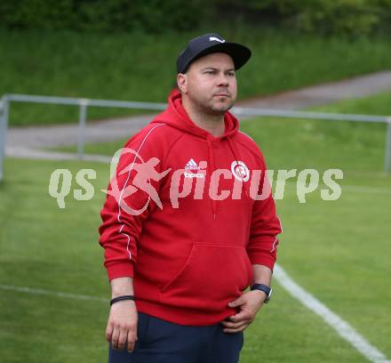 Fussball. Kaerntner Liga. Admira Villach gegen Maria Saal.  Trainer Hannes Lassnig    (Maria Saal). Villach, 14.5.2022.
Foto: Kuess
---
pressefotos, pressefotografie, kuess, qs, qspictures, sport, bild, bilder, bilddatenbank