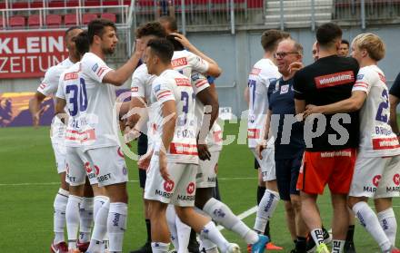 Fussball Bundesliga. Play-off. SK Austria Klagenfurt gegen FK Austria Wien.  Torjubel   (Wien). Klagenfurt, am 15.5.2022.
Foto: Kuess
www.qspictures.net
---
pressefotos, pressefotografie, kuess, qs, qspictures, sport, bild, bilder, bilddatenbank
