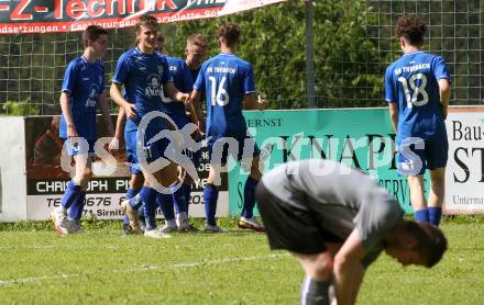 Fussball 1. Klasse C. Oberes Metnitztal gegen Treibach 1b. Torjubel   (Treibach).  Grades, am 4.6.2022.
Foto: Kuess
---
pressefotos, pressefotografie, kuess, qs, qspictures, sport, bild, bilder, bilddatenbank