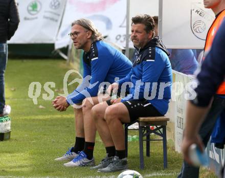 Fussball Regionalliga. Treibach gegen Kalsdorf. Trainer Martin Harald Kaiser, Co-Trainer Guenther Dietmar Scheucher    (Treibach). Treibach, am 10.6.2022.
Foto: Kuess
---
pressefotos, pressefotografie, kuess, qs, qspictures, sport, bild, bilder, bilddatenbank