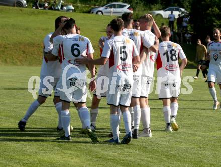 Fussball. KFV-Cup. Koettmannsdorf gegen Gmuend.  Torjubel  (Gmuend). Koettmannsdorf, 19.6.2022.
Foto: Kuess

---
pressefotos, pressefotografie, kuess, qs, qspictures, sport, bild, bilder, bilddatenbank