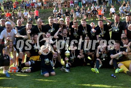 Fussball. KFV-Cup. Koettmannsdorf gegen Gmuend.  Jubel  (Koettmannsdorf). Koettmannsdorf, 19.6.2022.
Foto: Kuess

---
pressefotos, pressefotografie, kuess, qs, qspictures, sport, bild, bilder, bilddatenbank