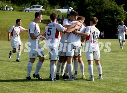 Fussball. KFV-Cup. Koettmannsdorf gegen Gmuend.   torjubel  (Gmuend). Koettmannsdorf, 19.6.2022.
Foto: Kuess

---
pressefotos, pressefotografie, kuess, qs, qspictures, sport, bild, bilder, bilddatenbank