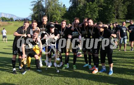 Fussball. KFV-Cup. Koettmannsdorf gegen Gmuend.   Jubel (Koettmannsdorf). Koettmannsdorf, 19.6.2022.
Foto: Kuess

---
pressefotos, pressefotografie, kuess, qs, qspictures, sport, bild, bilder, bilddatenbank