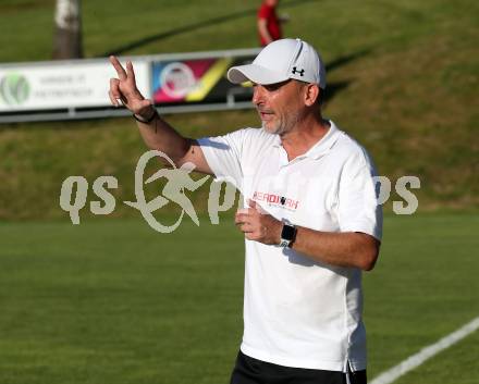 Fussball. KFV-Cup. Koettmannsdorf gegen Gmuend.  Trainer Rudolf Perz   (Koettmannsdorf). Koettmannsdorf, 19.6.2022.
Foto: Kuess

---
pressefotos, pressefotografie, kuess, qs, qspictures, sport, bild, bilder, bilddatenbank