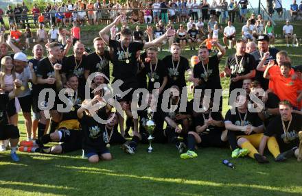 Fussball. KFV-Cup. Koettmannsdorf gegen Gmuend.  Jubel (Koettmannsdorf). Koettmannsdorf, 19.6.2022.
Foto: Kuess

---
pressefotos, pressefotografie, kuess, qs, qspictures, sport, bild, bilder, bilddatenbank