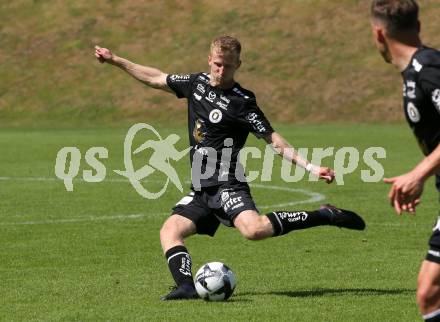 Fussball Testspiel. SK Austria Klagenfurt gegen NK Osijek.  Christopher Brian Cvetko . Feldkirchen, am 25.6.2022.
Foto: Kuess
---
pressefotos, pressefotografie, kuess, qs, qspictures, sport, bild, bilder, bilddatenbank