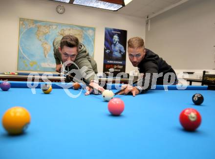 Billard.  Maximilian Lechner, Albin Ouschan. Klagenfurt, 10.6.2022.
Foto: Kuess
www.qspictures.net
---
pressefotos, pressefotografie, kuess, qs, qspictures, sport, bild, bilder, bilddatenbank