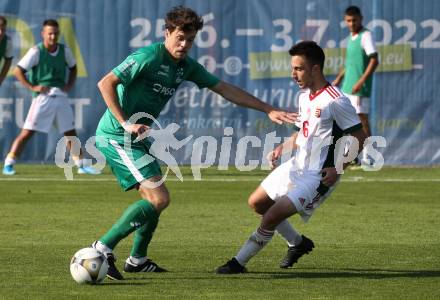 Fussball Europeada. Team Kaernten Koroska.  Gabriel Gregorn. Klagenfurt, am 30.6.2022.
Foto: Kuess
---
pressefotos, pressefotografie, kuess, qs, qspictures, sport, bild, bilder, bilddatenbank