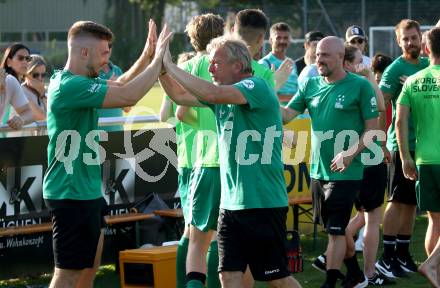 Fussball Europeada. Team Kaernten Koroska.  Jubel Marjan Velik. Klagenfurt, am 30.6.2022.
Foto: Kuess
---
pressefotos, pressefotografie, kuess, qs, qspictures, sport, bild, bilder, bilddatenbank