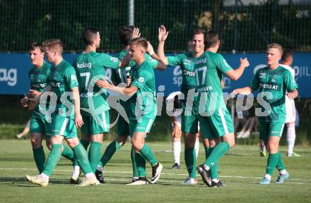 Fussball Europeada. Team Kaernten Koroska.  Torjubel. Klagenfurt, am 30.6.2022.
Foto: Kuess
---
pressefotos, pressefotografie, kuess, qs, qspictures, sport, bild, bilder, bilddatenbank