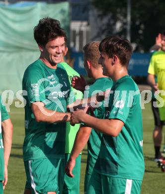 Fussball Europeada. Team Kaernten Koroska.  Jubel Gabriel Gregorn. Klagenfurt, am 30.6.2022.
Foto: Kuess
---
pressefotos, pressefotografie, kuess, qs, qspictures, sport, bild, bilder, bilddatenbank