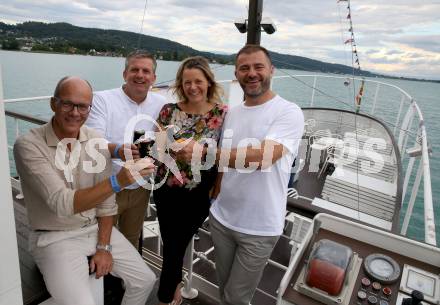 Fussball Bundesliga. Saison Kick-off 2022/23. SK Austria Klagenfurt.   Herbert Matschek, Matthias Imhof, Zeljko Karajica. Klagenfurt, am 5.7.2022.
Foto: Kuess
---
pressefotos, pressefotografie, kuess, qs, qspictures, sport, bild, bilder, bilddatenbank