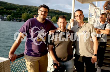 Fussball Bundesliga. Saison Kick-off 2022/23. SK Austria Klagenfurt.   Christian Reichenhauser, Michael Kristan, Marco Walter. Klagenfurt, am 5.7.2022.
Foto: Kuess
---
pressefotos, pressefotografie, kuess, qs, qspictures, sport, bild, bilder, bilddatenbank