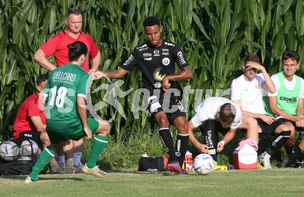 Fussball Testspiel. SK Austria Klagenfurt gegen Moosburg.  Michael Blauensteiner. Moosburg, am 6.7.2022.
Foto: Kuess
---
pressefotos, pressefotografie, kuess, qs, qspictures, sport, bild, bilder, bilddatenbank